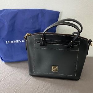 Dooney & Bourke- Domed Satchel- Black